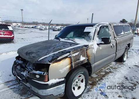 2003 Chevrolet Silverado 1500 Work Truck из США, поврежденный, VIN 1GCEC14X43Z115680